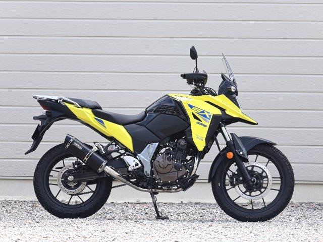 WR'S ダブルアールズ SUZUKI|スズキ Vストローム250SX SS-OVALタイプフルエキゾースト 【JMCA政府認証マフラー】 ソリッドチタン仕様 LF3260JM