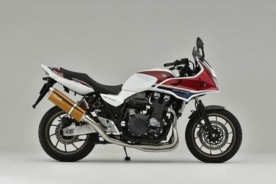 Yamamoto ヤマモトレーシング SPEC-A チタン 4-1 フルエキゾースト マフラー UP TYPE-SA ゴールド CB1300SB/SF(18-) 11320-11SAG