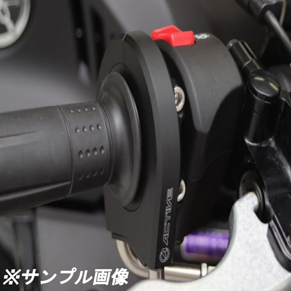 【20日は全品ポイント2倍！】 ACTIVE (アクティブ) バイク用 スロットルキット [EVO2] ブラック 巻取 φ50/52 ヤマハ 1065328 1