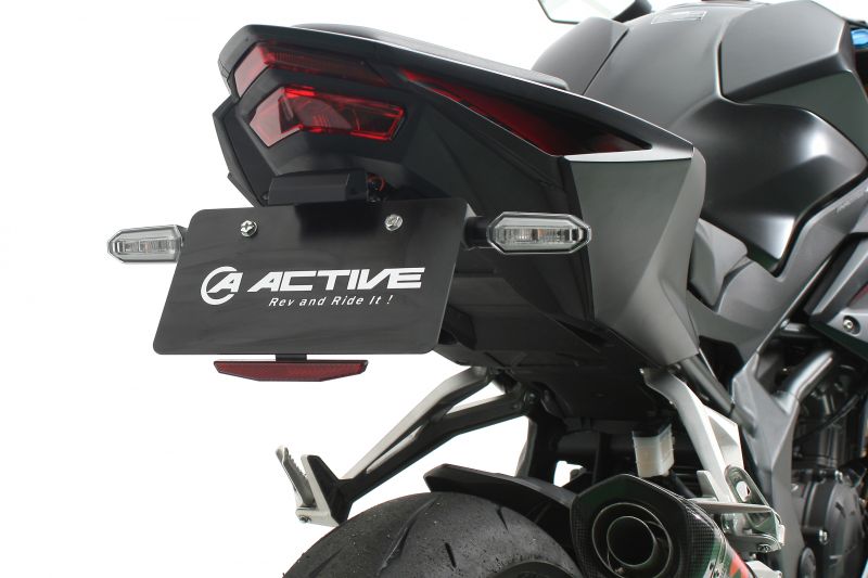 【15日限定！ポイント2倍！クーポン配布！】 ACTIVE (アクティブ) バイク用 フェンダーレスキット LEDナンバー灯付き CBR250RR ABS ('17~'23) ブラック 1151092