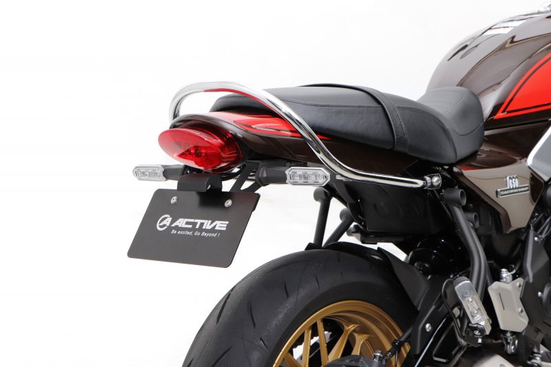 【15日限定！ポイント2倍！クーポン配布！】 ACTIVE (アクティブ) バイク用 フェンダーレスキット ブラック LEDナンバー灯付 Z650RS 22 1157103