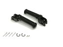 【15日限定!クーポン配布!】 ACTIVE (アクティブ) バイク用 ステップバー ライダー側 ブラック ホンダ スズキ 17700001B