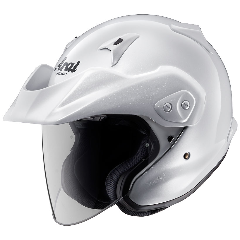 【6月1日限定抽選で全額ポイントバック】 ARAI アライ ジェットヘルメット CT-Z (シーティーゼット) グラスホワイト Lサイズ 59-60cm
