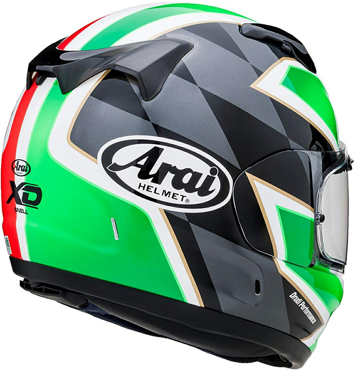 ARAI アライ フルフェイスヘルメット XD (エックスディー) FLAG LEAGUE ITALY (フラッグ リーグ イタリー) Mサイズ 57-58cm