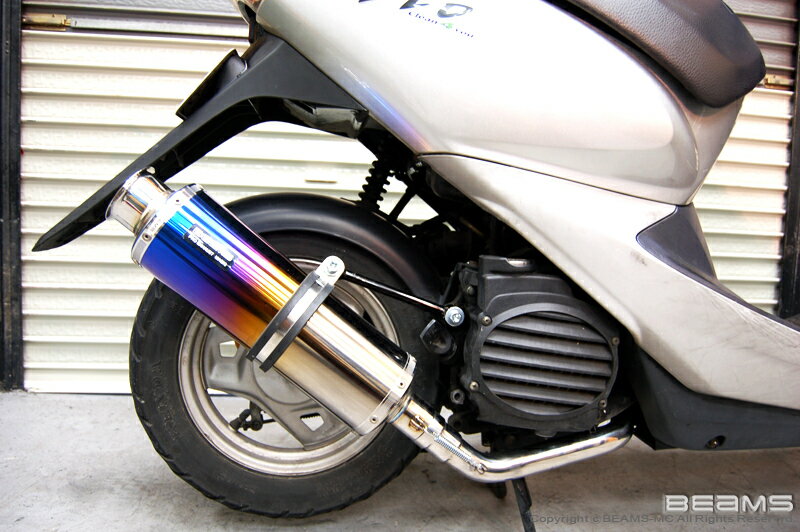 BEAMS (ビームス) バイク用 マフラー SMART DIO BA - AF56 / 57 フルエキ フルエキゾースト SS 300 チタン B120-09-000