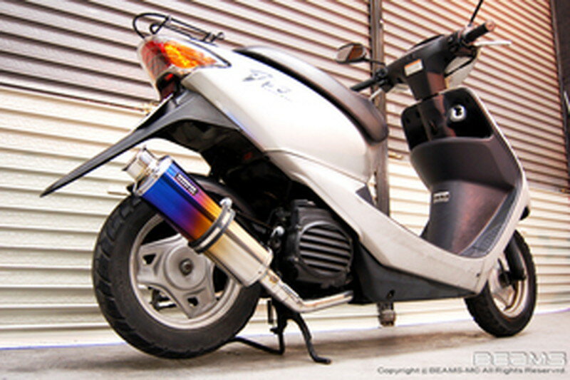 【25日限定！全品P2倍！クーポン配布！】 ビームス BEAMS バイク用 マフラー SMART DIO BA - AF56 / 57 フルエキ フルエキゾースト SS 300 チタン B120-09-000