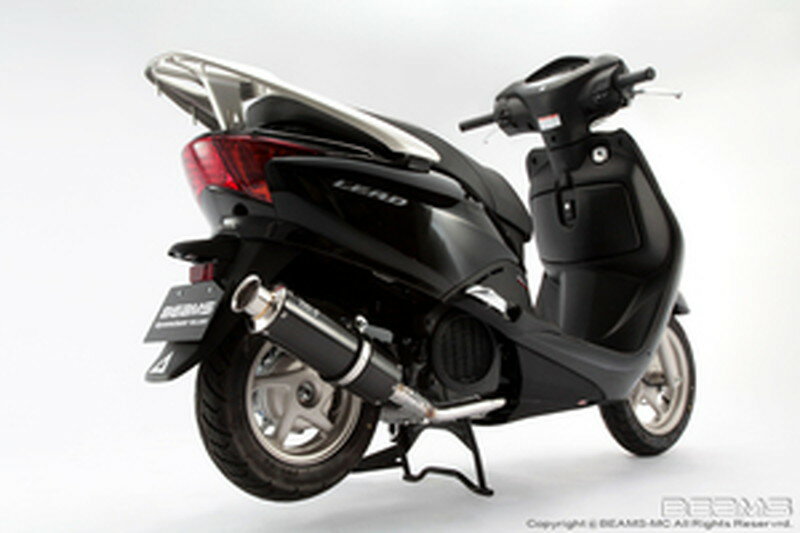 ビームス BEAMS バイク用 マフラー リード110FI 前期モデル EBJ - JF19 フルエキ フルエキゾースト SS 300 カーボン B131-08-000