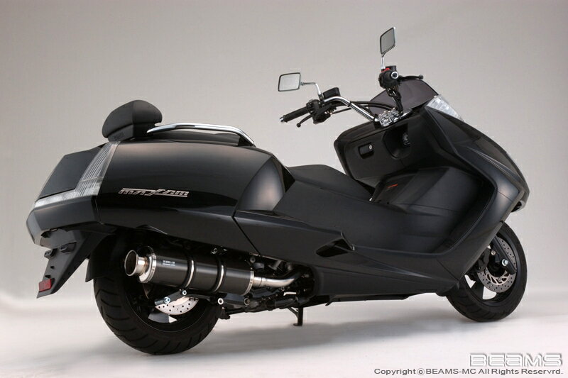 ビームス BEAMS バイク用 マフラー マグザム BA - SG17J フルエキ フルエキゾースト SS 400 カーボン B213-11-000