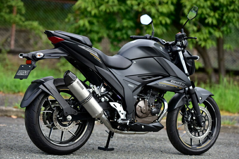 【ブラックフライデー限定！クーポン配布！】 ビームス BEAMS バイク用 JMCA 政府認証 CORSA-EVO2 ステンレス フルエキゾースト マフラー GIXXER SF250 8BK-ED22Y G350-64-S6J