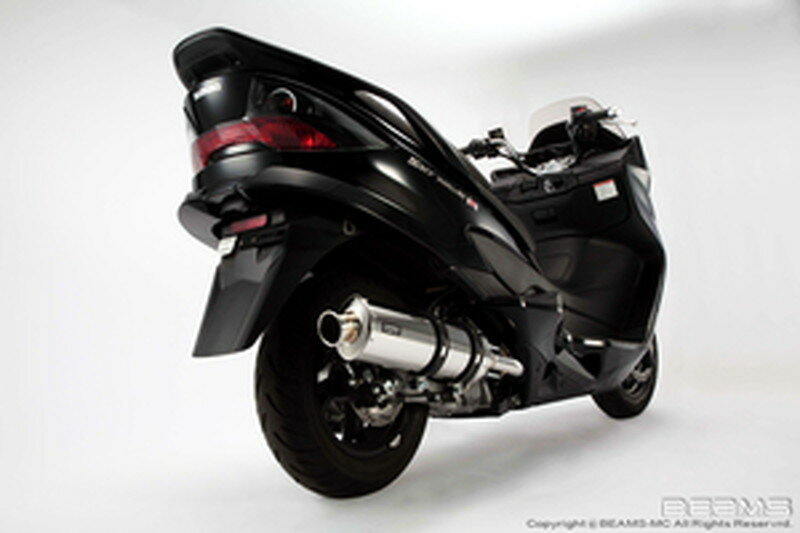  ビームス BEAMS バイク用 マフラー SKYWAVE250 JBK - CJ46A フルエキ フルエキゾースト ST OVAL B320-20-000
