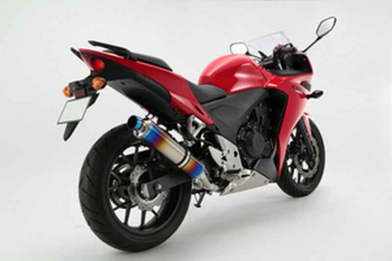 ビームス BEAMS バイク用 マフラー CBR400R/CB400F/400X/ EBL-NC47 R-EVO スリップオン ヒートチタンサイレンサー 政府認証 22年騒音規制対応 G155-53-P1J