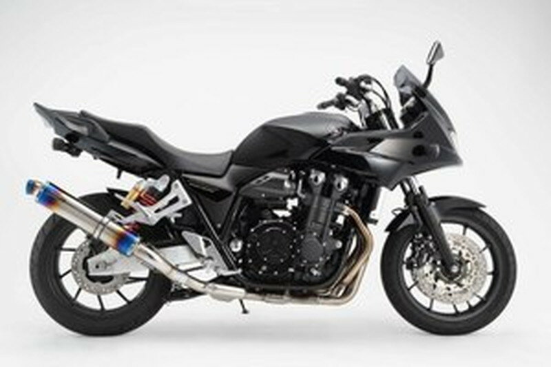 【ブラックフライデー限定!クーポン配布!】 ビームス BEAMS バイク用 CB1300SB '14~'17 EBL-SC54 R‐EVO スリップオン ヒートチタンサイレンサー セイフニンショウ 22年騒音規制対応 G164-53-P1J