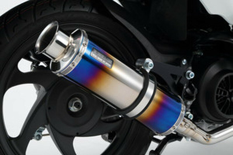 【ブラックフライデー限定!クーポン配布!】 ビームス BEAMS バイク用 マフラー DIO110 EBJ - JF58 フルエキ フルエキゾースト SS 300 ヒートチタンSP 政府認証 22年騒音規制対応 G170-06-000
