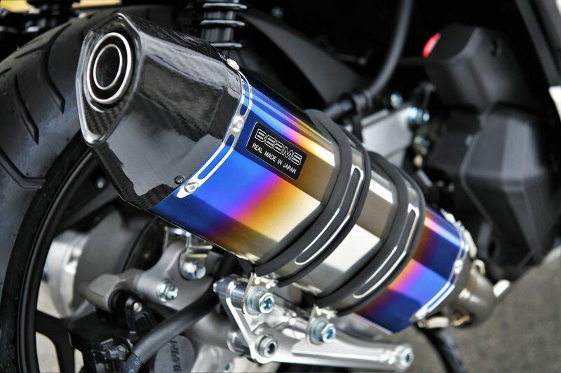 ビームス BEAMS バイク用 マフラー PCX160 21〜 2BK-KF47 CORSA-EVO2 ヒートチタン サイレンサー JMCA G196-65-001