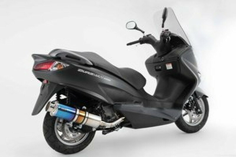  ビームス BEAMS バイク用 マフラー バーグマン200 ~2016 JBK - CH41A フルエキ フルエキゾースト SS 400 チタンSP 22年騒音規制対応 G331-12-000