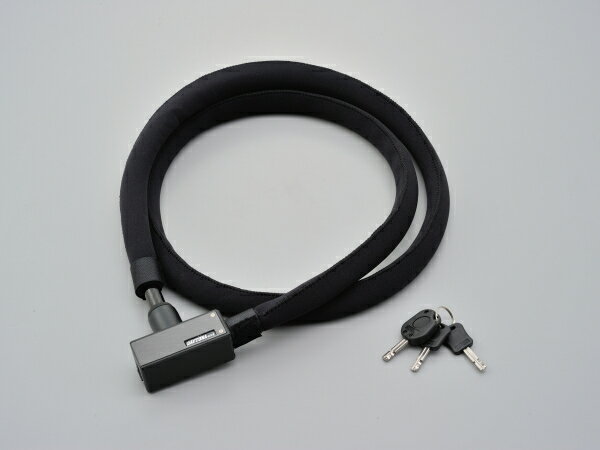 【5日限定！全品P2倍！】 デイトナ DAYTONA バイク用 盗難防止ロック ストロンガーワイヤーロック1800ブラック 97667