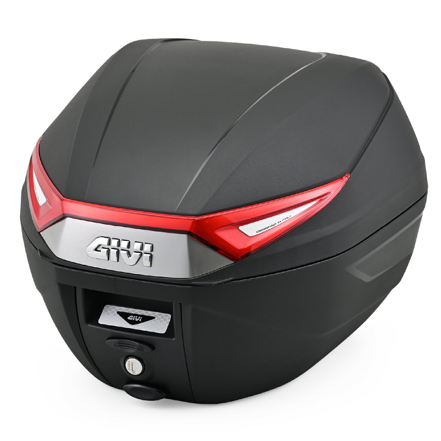 GIVI ジビ バイク用 トップケース リアボックス モノロック 30L C30N レッドパネル 61496