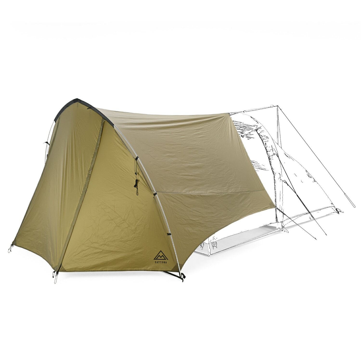 【ブラックフライデー限定!クーポン配布!】 デイトナ DAYTONA neGla(ネグラ) バイク用 タープ 原付収納可能 MAEHIRO SHELTER MI...