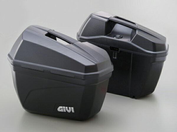 デイトナ DAYTONA バイク用 GIVI BOX (ジビ ボックス) GIVI E22ND 無塗装ブラック 左右1セット 90668