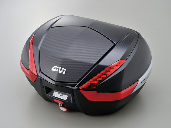 【15日限定！ポイント2倍！クーポン配布！】 デイトナ DAYTONA バイク用 GIVI BOX (ジビ ボックス) GIVI 【V47NN】V47 (47L)未塗装ブラック(カーボン調パネル) 92471