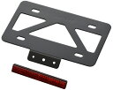 【15日限定!クーポン配布!】 デイトナ DAYTONA バイク用 軽量ナンバープレートスタビライザー リフレクター付き Sサイズ(原付用角型) ブラック 99...