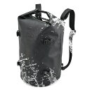 ヘンリービギンズ(Henly Begins) デイトナ バイク用 バックパック / シートバッグ 防水 30L シート固定ベルト付属 DH-766 ブラック 41379