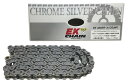 【15日限定!クーポン配布!】 EKチェーン 江沼チェーン バイク用チェーン 420SR-X(CR;NP) シルバー 128L SKJ (セミプレスクリップジョ...