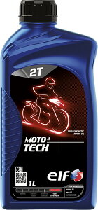 elf(エルフ) バイク用 2st 2スト 2サイクル エンジンオイル MOTO 2 TECH (モト 2 テック) SAE30 分離・混合両用 1L 213951