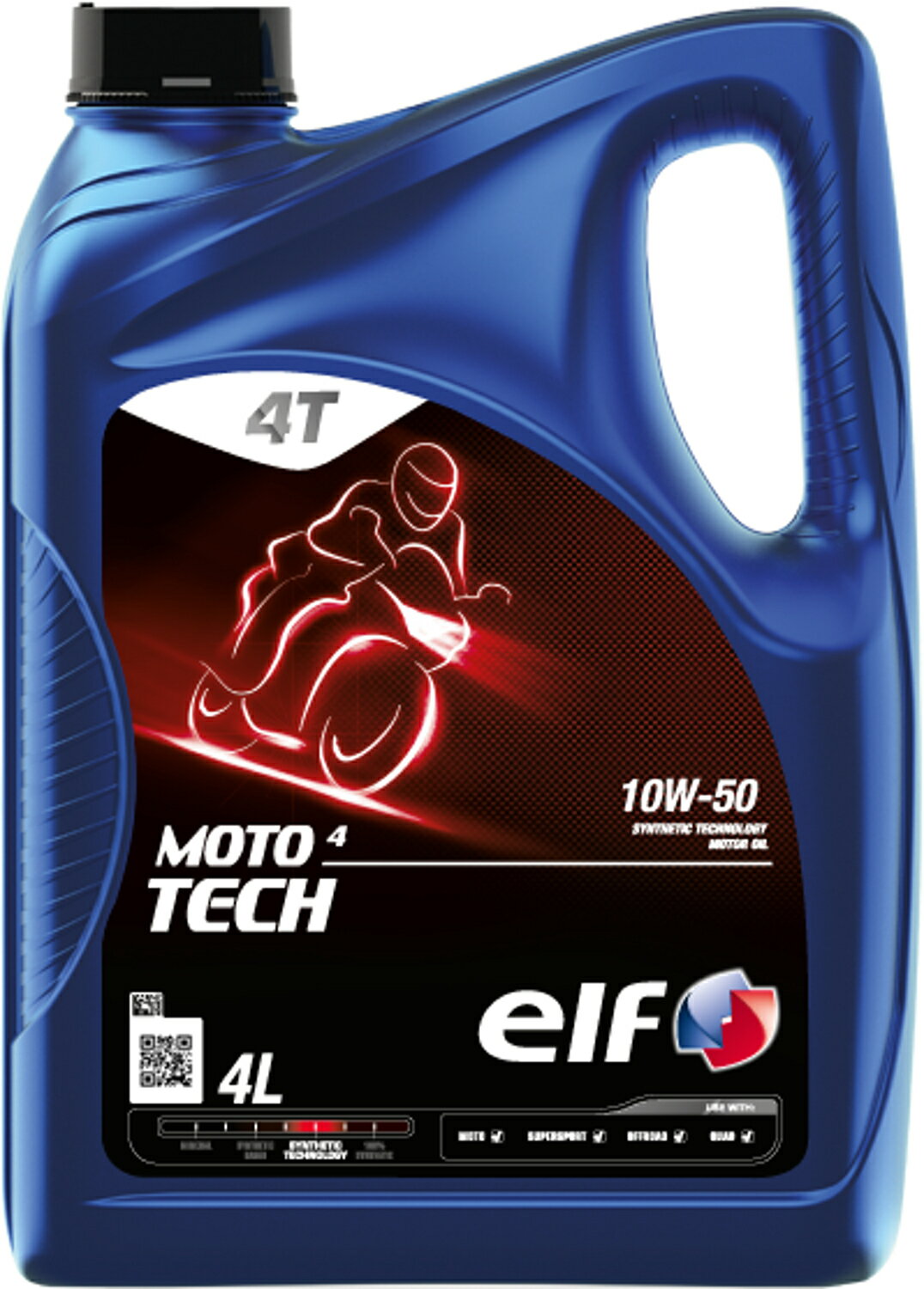 elf(Gt) oCNp 4st GWIC MOTO 4 TECH (g 4 ebN) 10W-50 Sw 4L 213950