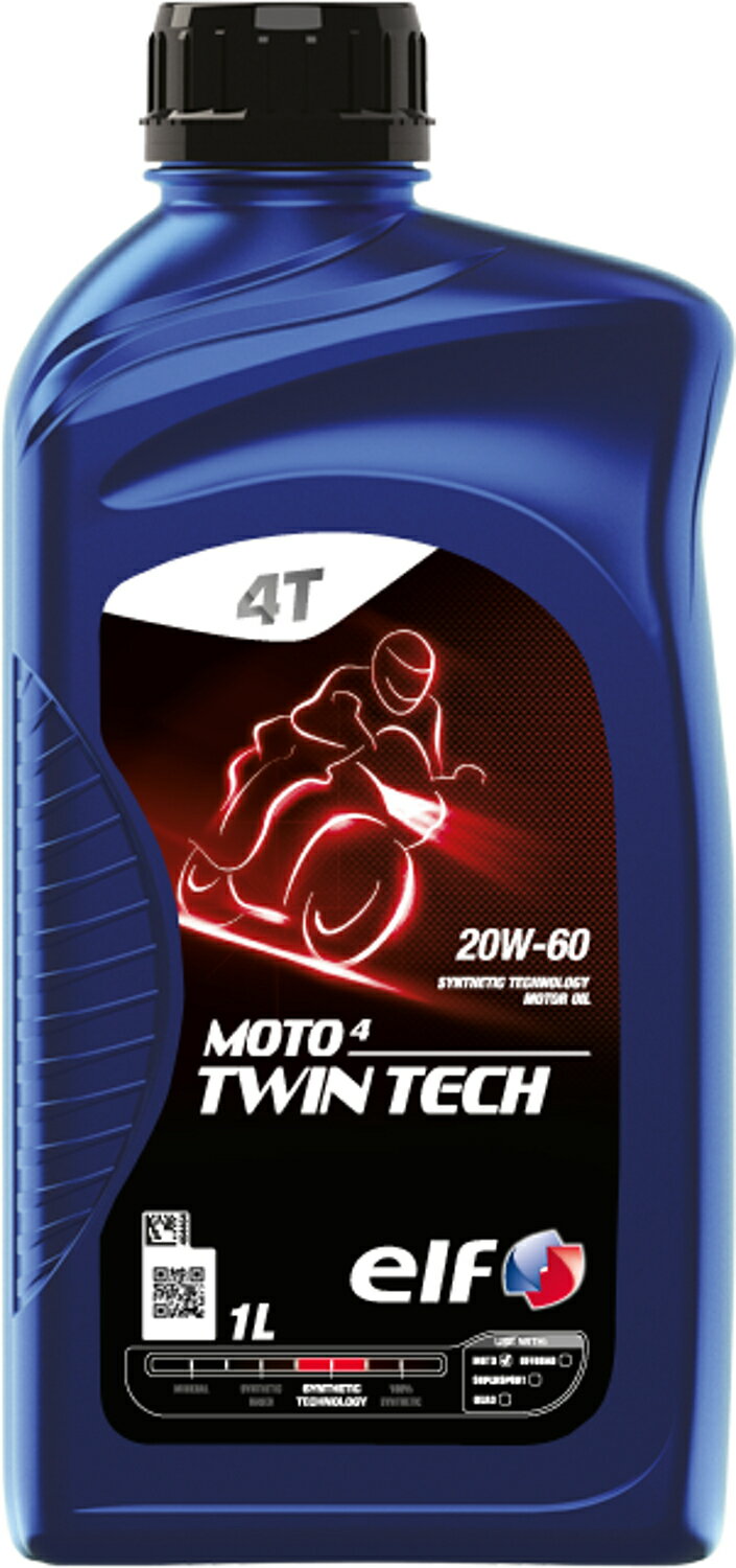 20ʥݥ2ܡ elf() Х 4st 󥸥󥪥 MOTO 4 TWIN TECH ( 4 ĥƥå) 20W-60 ع 1L 213944