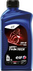 elf(エルフ) バイク用 4st エンジンオイル MOTO 4 TWIN TECH (モト 4 ツインテック) 20W-60 全化学合成油 1L 213944