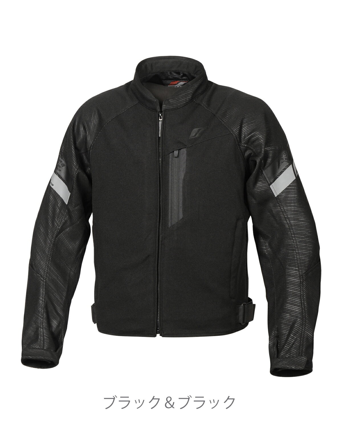 【スーパーSALE限定！全品P2倍！特別クーポン！】 フラッグシップ(Flagship) バイク用 ジャケット 春夏モデル FJ-S209 カルフォードジャケット ブラック/ブラック LWサイズ FJ-S209/BK&BK/LW
