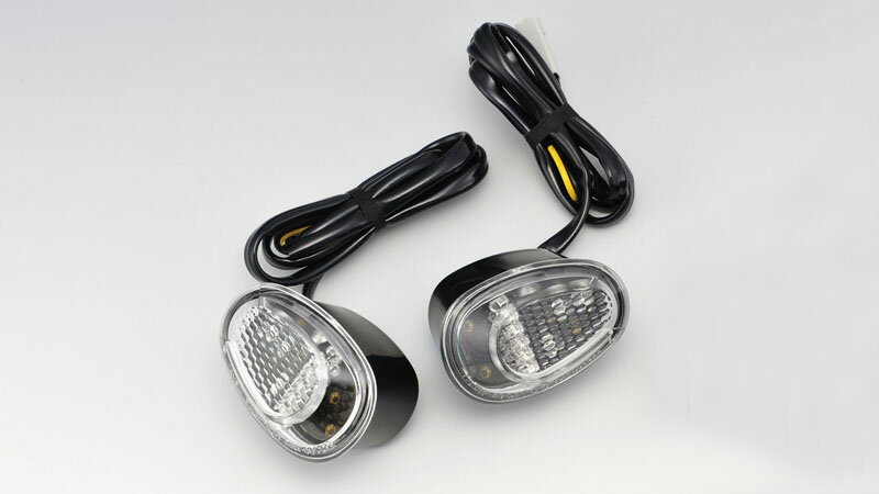 キジマ KIJIMA バイク用 ウインカーランプKIT LED Fカウル クリア ニンジャ250R LR 219-3032