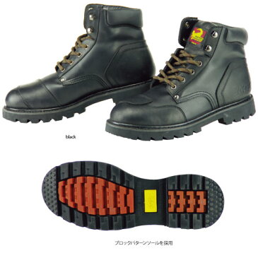 コミネ (Komine) バイク用 フットウェア シューズ ブーツ footwear Shoes Boots SB-21 ショートブーツ ブラック 黒 24.5cm 05-064/BK/24.5