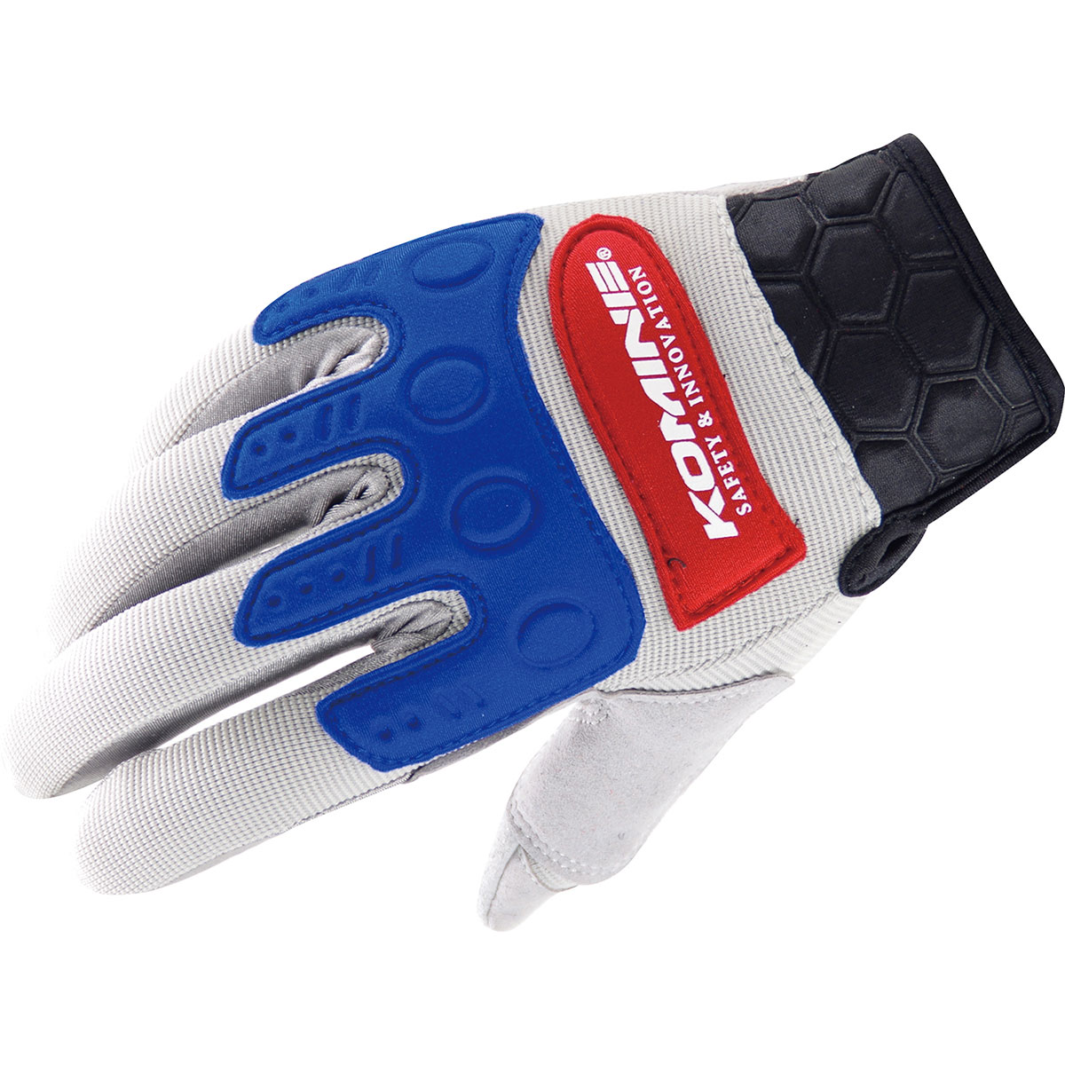 コミネ KOMINE バイク用 グローブ Gloves GK-135 インストラクターグローブプロ アドバンス グレー レッド 灰 赤 Mサイズ 06-135/GRY/RD/M