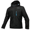 コミネ KOMINE バイク用 ジャケット Jacket JK-1141 プロテクトメッシュパーカ-テン HR ブラック 黒 XLサイズ 07-1141/HRBK/XL