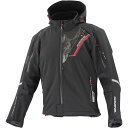 【25日限定!クーポン配布!】 コミネ KOMINE バイク用 ジャケット Jacket JK-579 プロテクトソフトシェルウィンターパーカ-イフ ブラック フガク 黒 XLサイズ 07-579/BK/F/XL