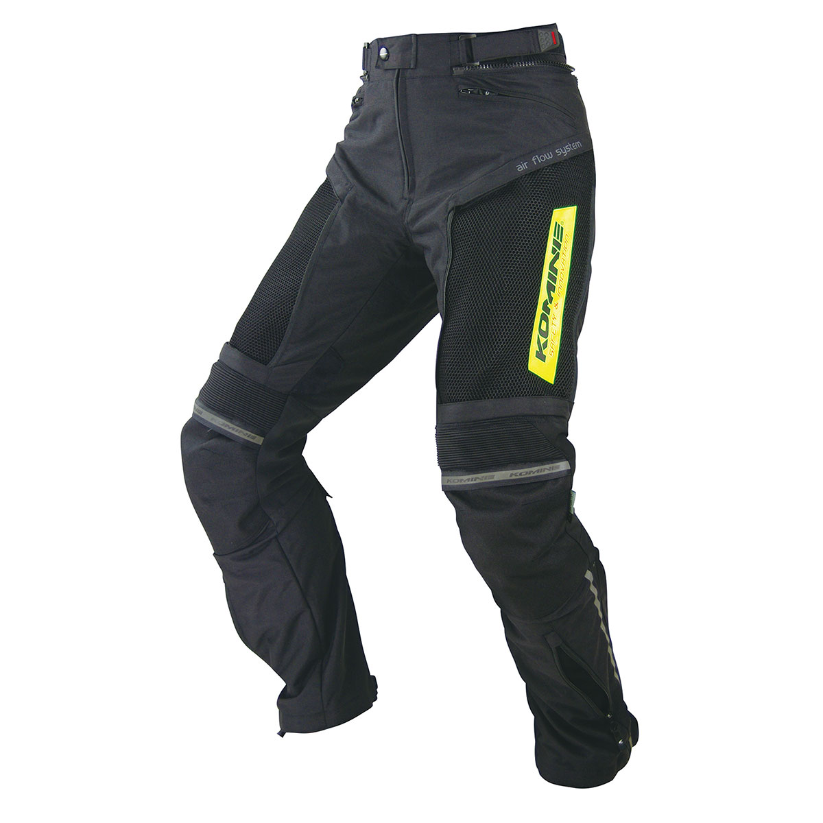 【20日限定！最大ポイント3倍！クーポン配布！】※要エントリー コミネ KOMINE バイク用 パンツ Pants PK-716 フルイヤーライディングパンツ-エア ブラック 黒 5XLBサイズ 07-716/BK/5XLB