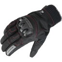 【20日限定！最大ポイント3倍！クーポン配布！】※要エントリー コミネ KOMINE バイク用 グローブ Gloves GK-834 プロテクトウィンターグローブ ブラック/レッド 3XLサイズ 06-834/BK/RD/3XL