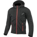 コミネ KOMINE バイク用 ジャケット Jacket JK-602 プロテクト ソフトシェルシステムパーカー ブラック/レッド Mサイズ 07-602/BK/RD/M