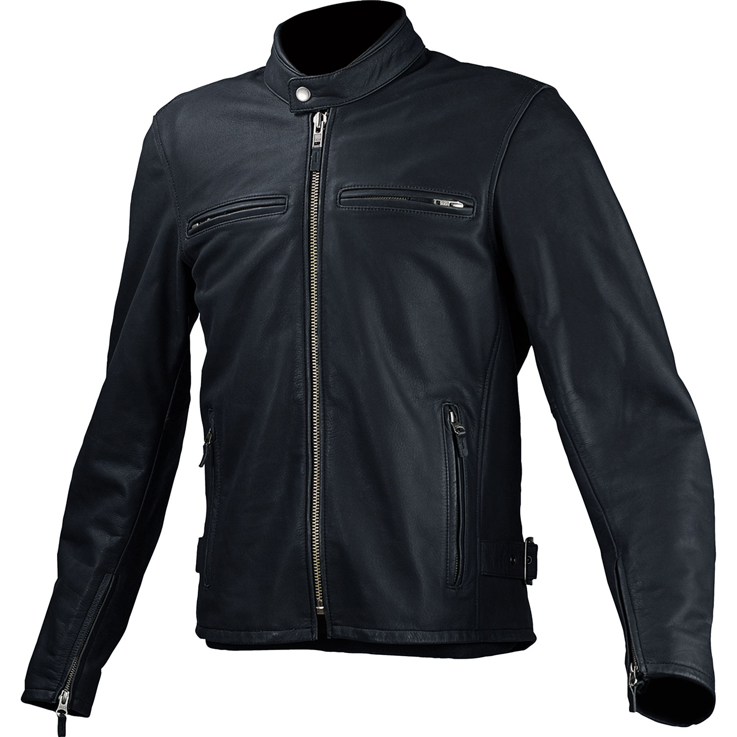 【マラソン期間 クーポン配布！】 コミネ KOMINE バイク用 ジャケット Jacket LJ-534 シングルライダースレザージャケット ダークネイビー 3XLサイズ 02-534/D.NV/3XL
