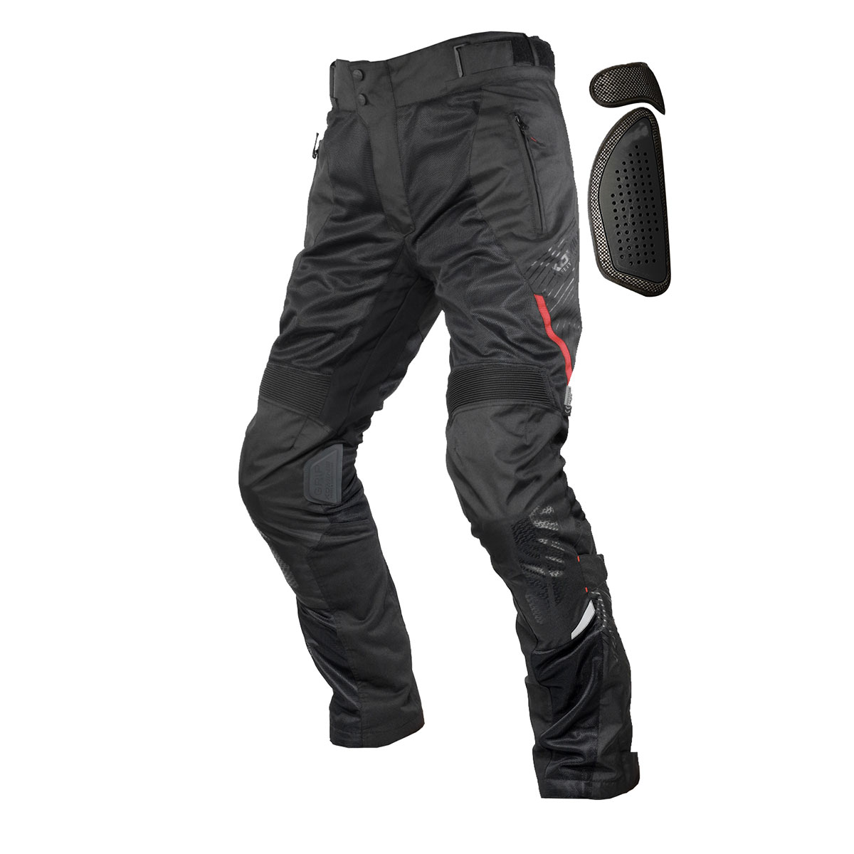 コミネ KOMINE バイク用 パンツ Pants PK-745 フルアーマードメッシュパンツ ブラ...