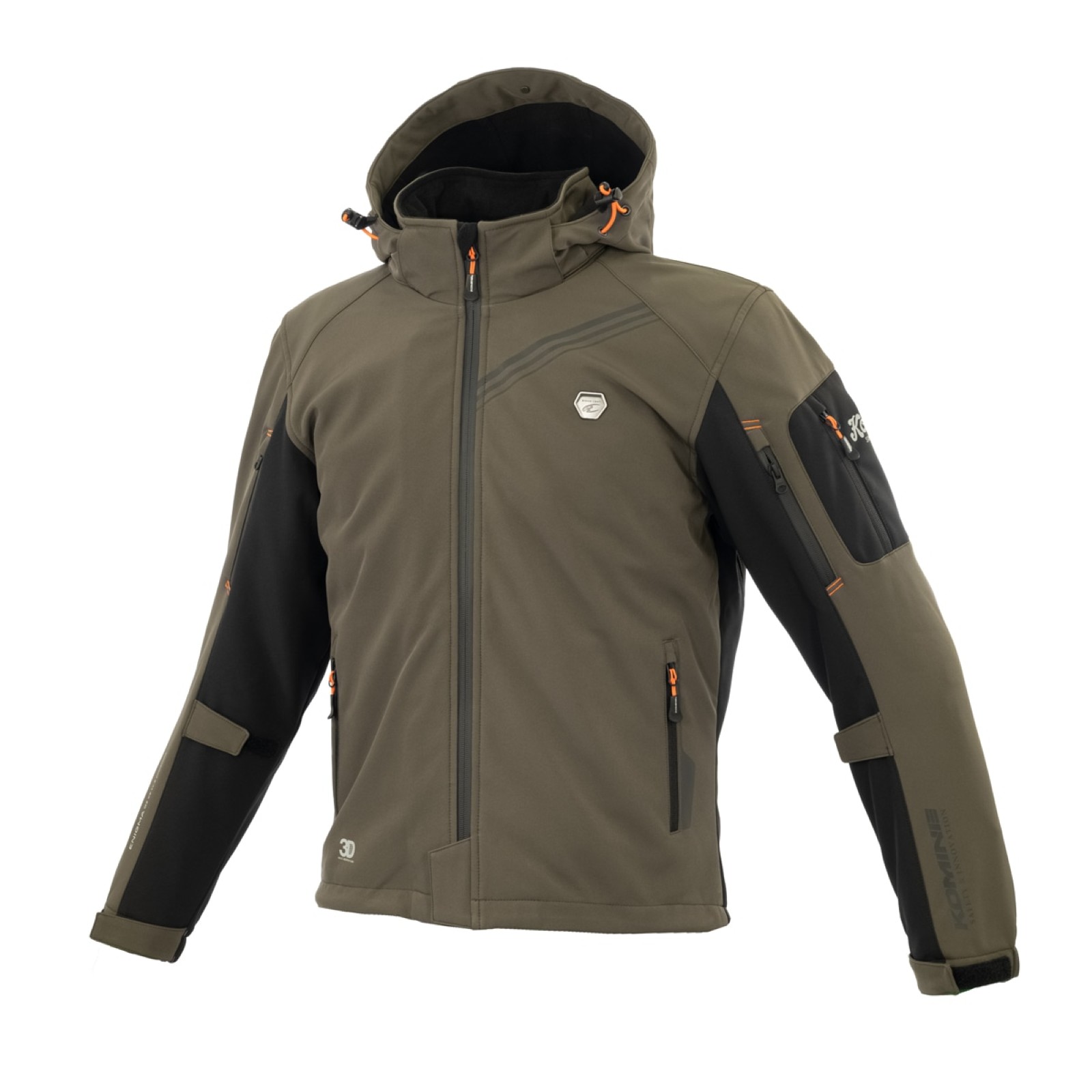 コミネ KOMINE バイク用 パーカー JK-5795 エニグマG2 ソフトシェルパーカ レディース オリーブ 07-5795/OL