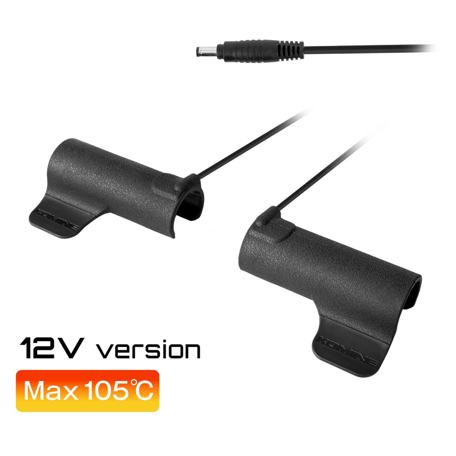 【ブラックフライデー限定！クーポン配布！】 コミネ KOMINE バイク用 電熱アクセサリー EK-319 スリップオンエルゴノミック12Vグリップヒーター FREEサイズ ブラック 08-319/BK/F