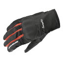 【20日限定！最大ポイント3倍！クーポン配布！】※要エントリー コミネ KOMINE バイク用 グローブ Gloves GK-258 スーパーフィットプロテクトレイングローブ ブラック/レッド Lサイズ 06-258/BK/RD/L