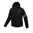 【超ポイントバック祭 15日まで!】※要エントリー コミネ KOMINE バイク用 防水 雨具 カッパ RK-549 ブレスター3レイヤーレインジャケット ブラック Mサイズ 03-549/BK/M