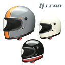 【20日限定!全品ポイント2倍!】 リード工業(LEAD) バイクヘルメット フルフェイス Klein クライン 着脱式内装 ワンタッチバックル 全排気量対応 ホワイト / ブラック×レッド / グレー×オレンジ (S・Mサイズ)