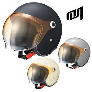 【10日限定！全品ポイント2倍！クーポン配布！】 マルシン(Marushin) バイク用 ジェットヘルメット MCJ6 BUBBLE RIDER(バブルライダー) MEN