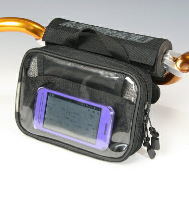 ROUGH&ROAD (ラフ&ロード) バイク用 ハンドルポーチ ガジェットP.A.S.バーパッド ブラック 1L RR9805BK moto-zoa-10040461 moto-zoa 楽天市場店 サンプル画像2