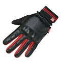 【10日限定!クーポン配布!】 ROUGH&ROAD (ラフ&ロード) バイク用 ウィンターグローブ CKニットカフウインターレザーグローブ レッド XLサイズ...
